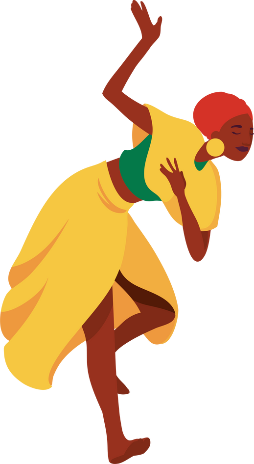 Dancing Woman Illustration